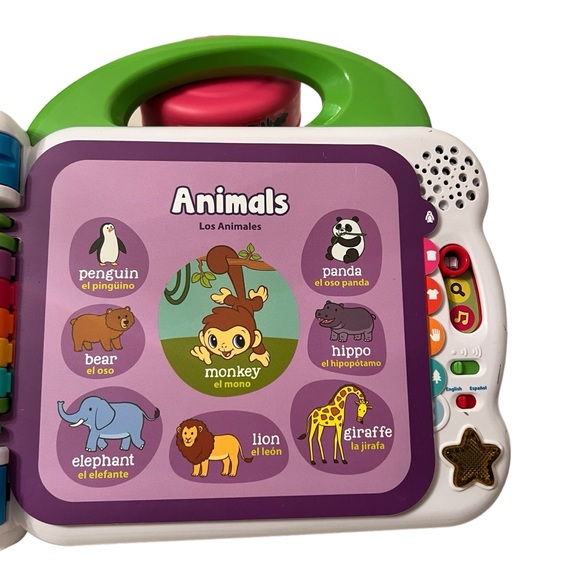 Leap Frog Learning Friends Bilingual English & Spanish 100 Word Books - Picture 2 of 9